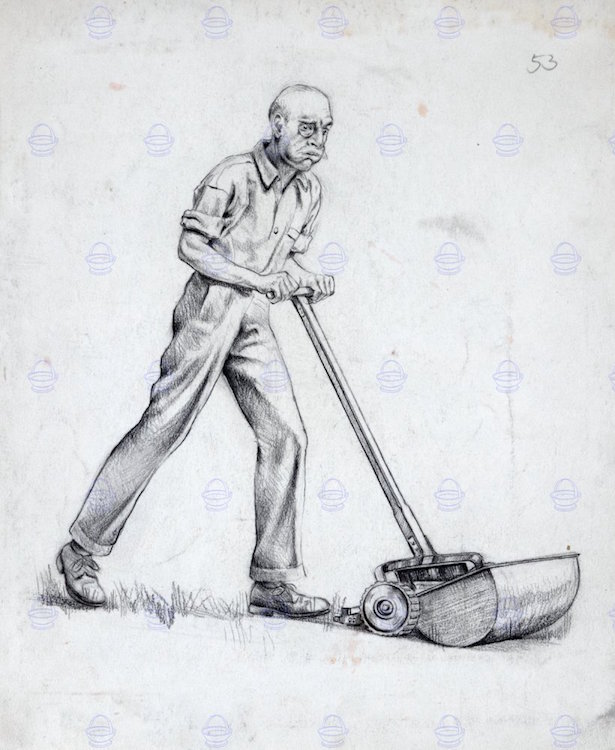 Mowing the Lawn
© Estate of Norman Maurice Kadish